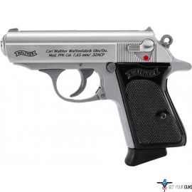 WALTHER PPK .32ACP SS FS 6+1 RD BLACK SYNTHETIC GRIPS