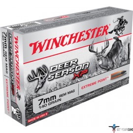 WIN AMMO DEER XP 7MM REM MAG 140GR. EXTREME POINT 20 PACK