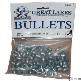 GREAT LAKES BULLETS 9MM .356 115GR. LEAD-RN 100CT