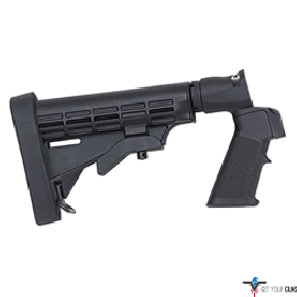 MB STOCK FLEX 6-POSITION STOCK BLACK SYNTHETIC W/RECOIL PAD