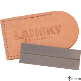 LANSKY SHARPENERS 3" DAIMOND POCKET STONE W/ LEATHER POUCH