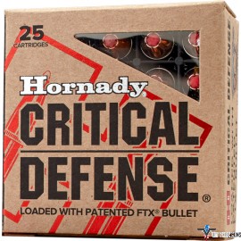HORNADY AMMO CRITICAL DEFENSE 327 FEDERAL 80GR. FTX 25-PACK