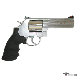 S&W 686 .357 4" AS 6-SHOT STAINLESS STEEL RUBBER