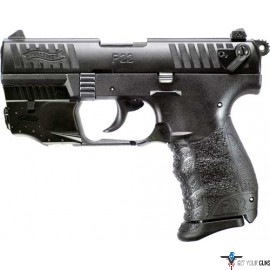 WALTHER P22Q .22LR W/LASER AS 3.4" BLACK POLYMER