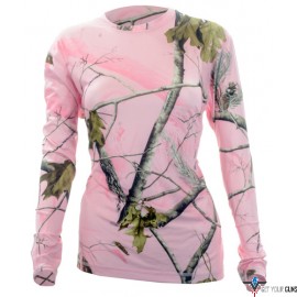 MEDALIST WOMENS PERFORMANCE CREW LS LEVEL-2 PINK CAMO MED