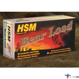 HSM BEAR AMMO .454 CASULL 325GR. WFN GAS CHECK 50-PACK