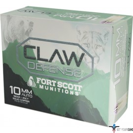 FORT SCOTT 10MM 190GR CLAW DEFENSE FN 20RD 25BX/CS