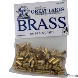 GREAT LAKES BRASS 9X18MM MAKAROV NEW 100CT