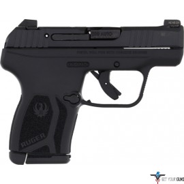 RUGER LCP MAX 380ACP FRONT NGT SGT POLISHED BLACK 75 ANV.