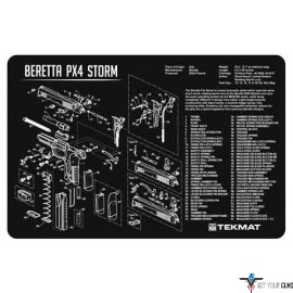 TEKMAT ARMORERS BENCH MAT 11"x17" BERETTA PX4 PISTOL