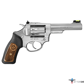 RUGER SP101 .22LR 4.2" 8-SHOT AS STAINLESS RUBBER GRIPS *