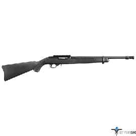 RUGER 10/22 TACTICAL .22LR BLUED BLACK SYN W/FLASH HIDER*