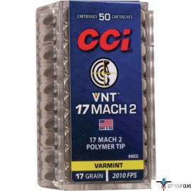 CCI AMMO V-MAX .17MACH2 17GR. VNT JHP 50-PACK