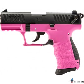 WALTHER P22Q .22LR 3.4" AS 10-SHOT HOT PINK POLYMER