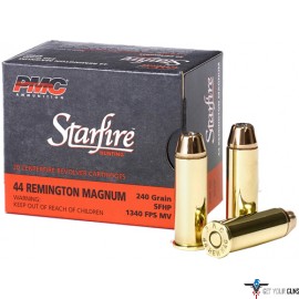PMC AMMO .44 REM. MAG. 240GR. STARFIRE HOLLOW POINT 20-PK !