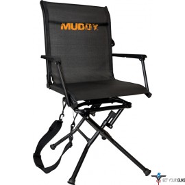 MUDDY SWIVEL-EASE FOLDING GROUND SEAT W/FLEX TEK SEAT