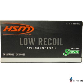 HSM AMMO .243 WIN 85GR. SBT LOW RECOIL 20-PACK