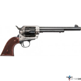 CIMARRON FRONTIER .45LC PW FS 7.5" ENGRAVED SILVER/BL WAL