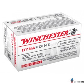 WIN AMMO DYNAPOINT .22WRM 1550FPS. 45GR. DYNAPOINT 50-PK