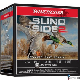 WINCHESTER BLIND SIDE 2 12GA. 3.5" 1-5/8OZ #BB 25RD 10BX/CS