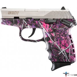 SCCY CPX1-TT PISTOL DAO 9MM 10RD SS/MUDDY GIRL SAFETY