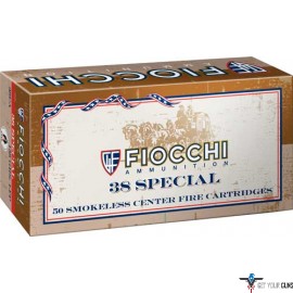 FIOCCHI .38SPL 158GR. LFP 50-PACK