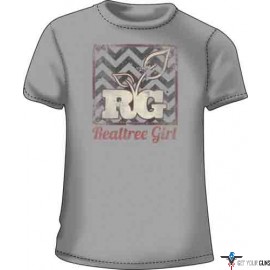 RT WOMEN'S T-SHIRT "REALTREE GIRL" LARGE SILVER