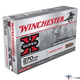WIN AMMO SUPER-X .270 WIN. 150GR. POWER POINT 20-PACK