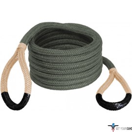 BUBBA ROPE RENEGADE 3/4"X20' JEEP STRETCH ROPE TAN EYES