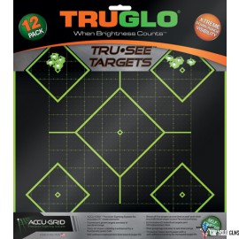 TRUGLO TRU-SEE REACTIVE TARGET 5 DAIMOND 12-PACK