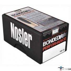 NOSLER BULLETS 22 CAL .224 64GR BONDED SOLID BASE 100CT