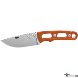 SOG KNIFE ETHER FX 3.25"   SS/ G10 BLAZE ORANGE W/PRES BOX
