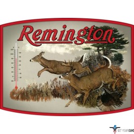 OPEN ROAD BRANDS THERMOMETER TIN SIGN REMINGTON WHITETAIL