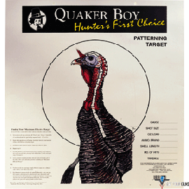 QUAKER BOY PAPER TARGET TURKEY 20" X 20" 100-PACK