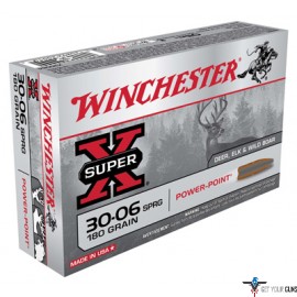 WIN AMMO SUPER-X .30-06 180GR. POWER POINT 20-PACK