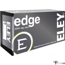 ELEY EDGE 22LR 40GR. EPS STYLE BLACK BULLET 50 PACK