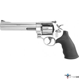 S&W 610 .10MM 6.5" AS 6-SHOT STAINLESS STEEL RUBBER