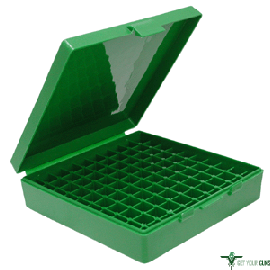 MTM AMMO BOX .45ACP/.40SW/10MM 100-ROUNDS GREEN