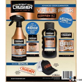 SCENTCRUSHER FIELD SPRAY VALUE PACK W/FREE HAT & DECAL