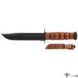 KA-BAR FIGHTING/UTILITY KNIFE 7" W/LEATHER SHEATH USMC