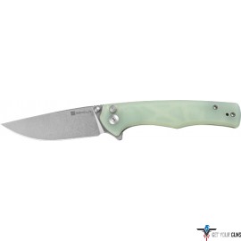 SENCUT KNIFE CROWLEY 3.48" NATURAL G10/STONEWASHED D2