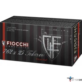 FIOCCHI 7.62 TOKAREV 85GR. FMJ 50-PACK