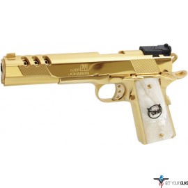 IVER JOHNSON EAGLE XL PORTED .45ACP 6" 24K GOLD WHITE PEARL