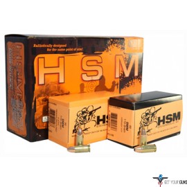 HSM AMMO DOUBLE DUTY 9MM LUGER 115GR. COMBO-PACK FMJ/HP 300RD