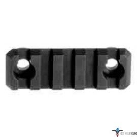 TROY RAIL SECTION 2" BLACK QUICK-ATTACH