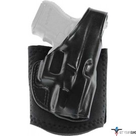 GALCO ANKLE GLOVE HOLSTER RH LEATHER GLOCK 26,27,33 BLACK