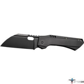 WE KNIFE ROXI 3 3.14" BLACK TITANIUM/BLK STONEWASH S35VN