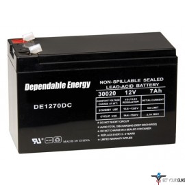 AMERICAN HUNTER BATTERY RECHARGEABLE 12V 7AMP TAB TOP