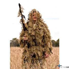 RED ROCK BIG GAME GHILLIE SUIT OPEN COUNTRY  M/L 3 PCS LEAF