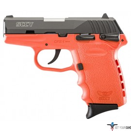 SCCY CPX1-CB PISTOL DAO 9MM 10RD BLACK/ORANGE SAFETY